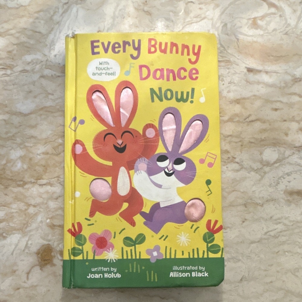 Every Bunny Dance Now! Touch-and-Feel Board Book Joan Holub Illus Black 2023